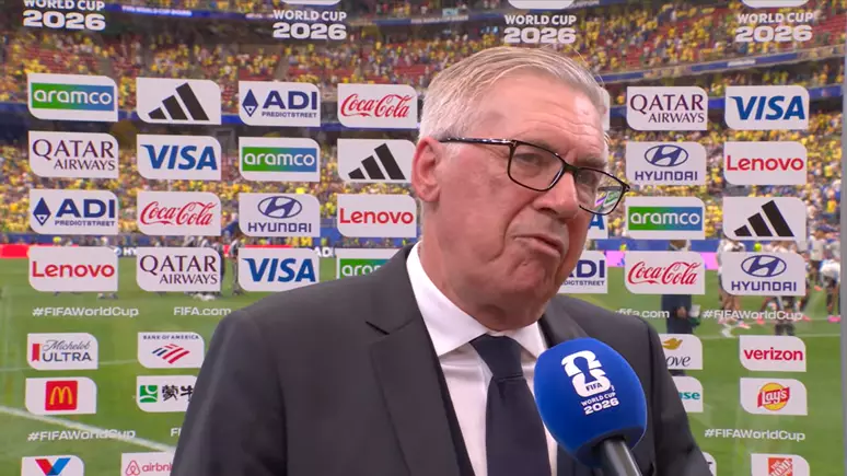 Ancelotti explica em entrevista por que Neymar ficou no banco contra o Japão